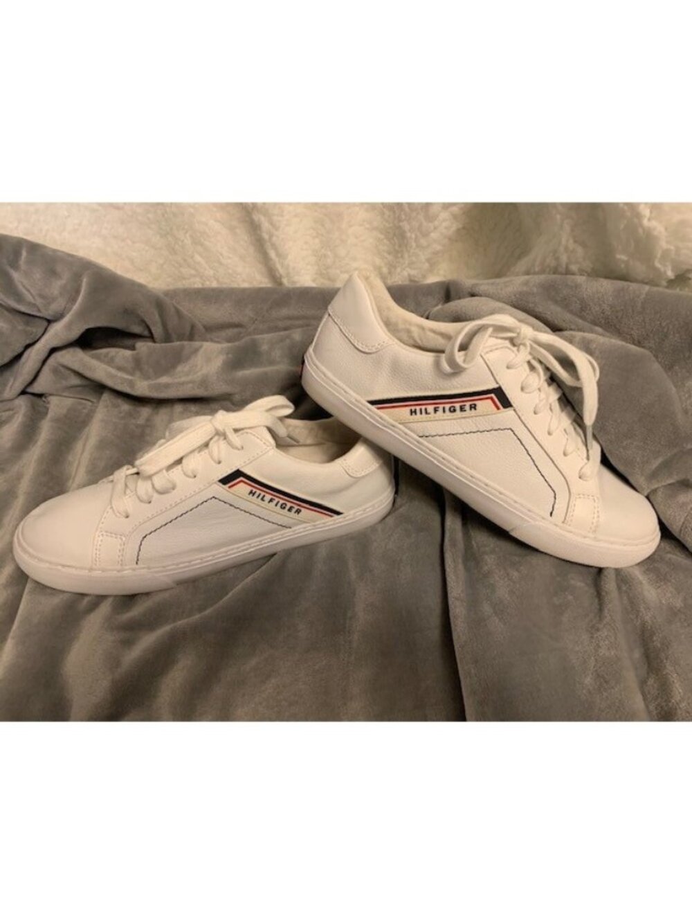Tommy Hilfiger Size 8 M Womens Shoes White Sneakers Athletic